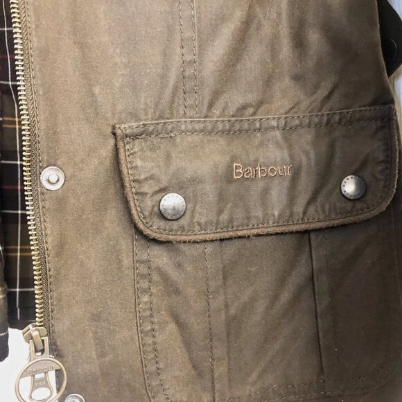 Barbour Defence Cotton Wax Jacket - Picture 4 of 7